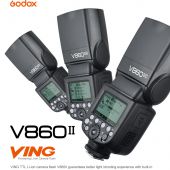 Đèn Flash GODOX V860II GN60 TTL HSS 1/8000s for NIKON, CANON, SONY